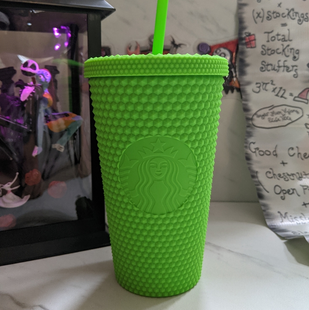 💚 Starbucks 2021 Halloween limited edition Neon tumbler 💚